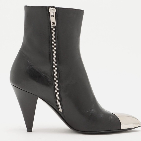 🆕 Celine Metallic cap toe Ankle Boots 👢 - Picture 4 of 8